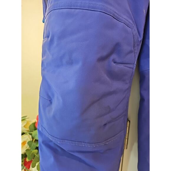LL Bean Snow Pants TEK Heavy Duty Grow Cuffs Blue Size 12 Insulated - Picture 9 of 9